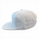 5 Panel White Hat