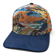 5 Panel Jacquard Navy