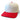 White/Red Brim Hat