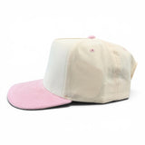 Cream/ Pink Corduroy