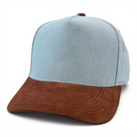 Denim/ Saddle Brown