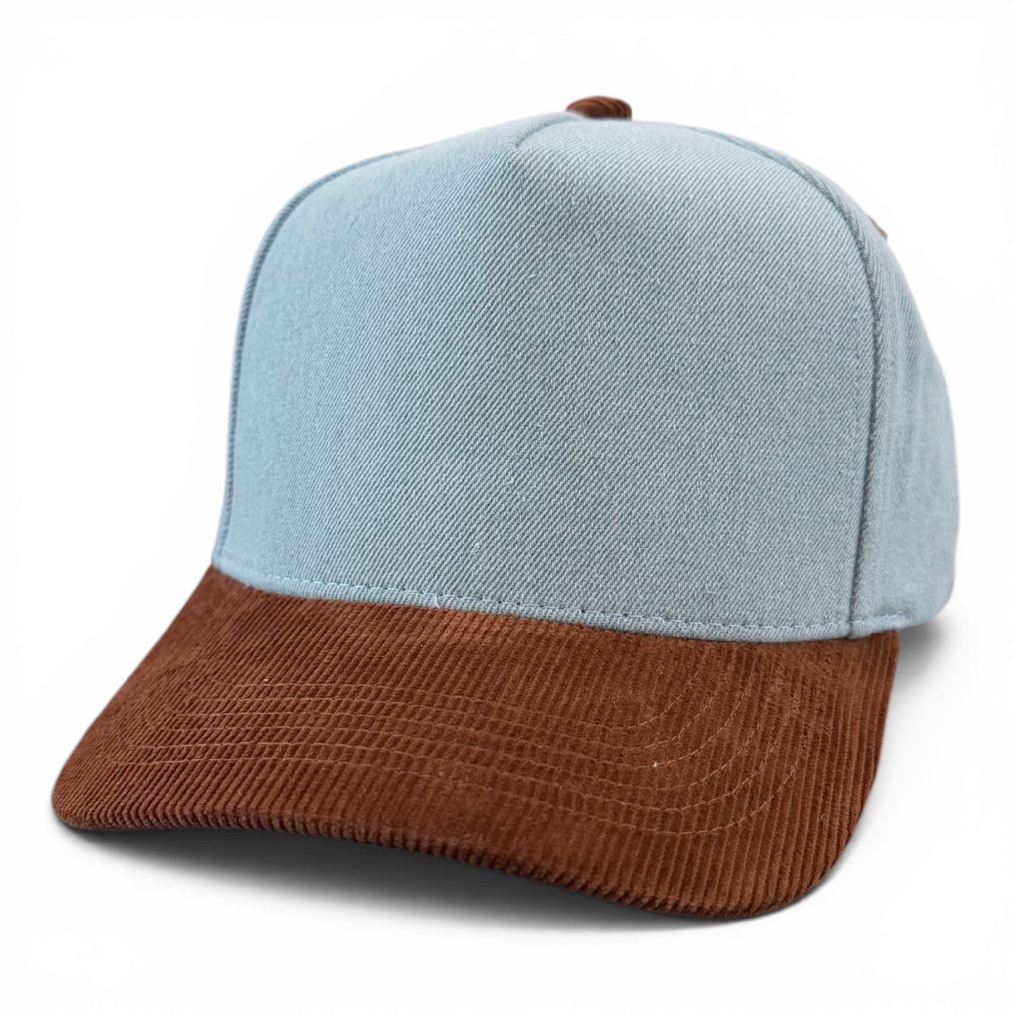 Denim/ Saddle Brown
