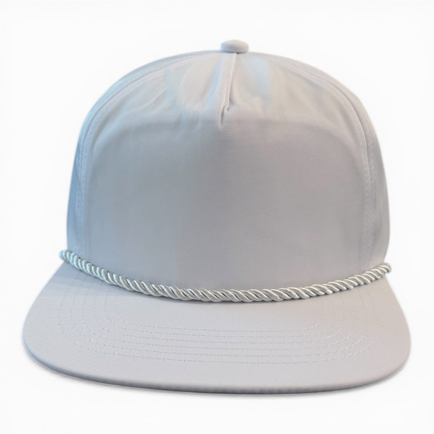 5 Panel White Hat