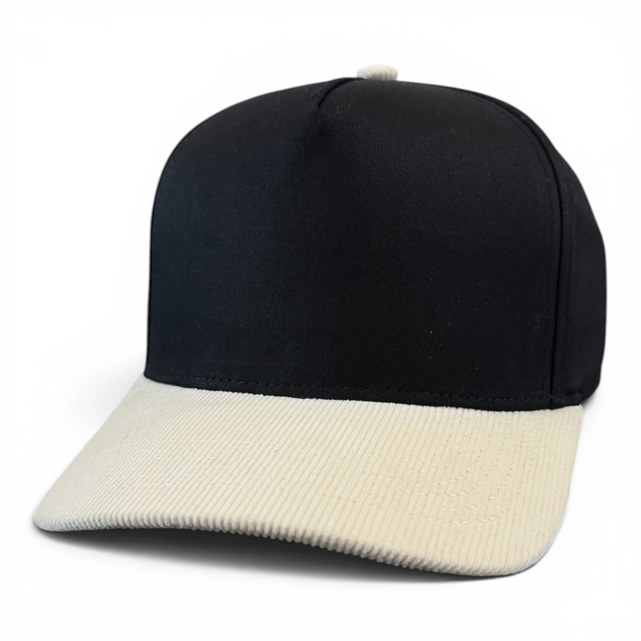 Black/ Cream Corduroy