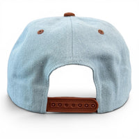 Denim/ Saddle Brown