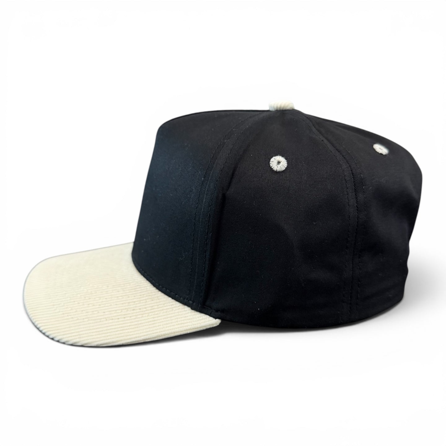 Black/ Cream Corduroy