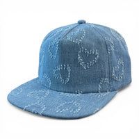 Denim Hearts Hat