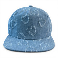 Denim Hearts Hat