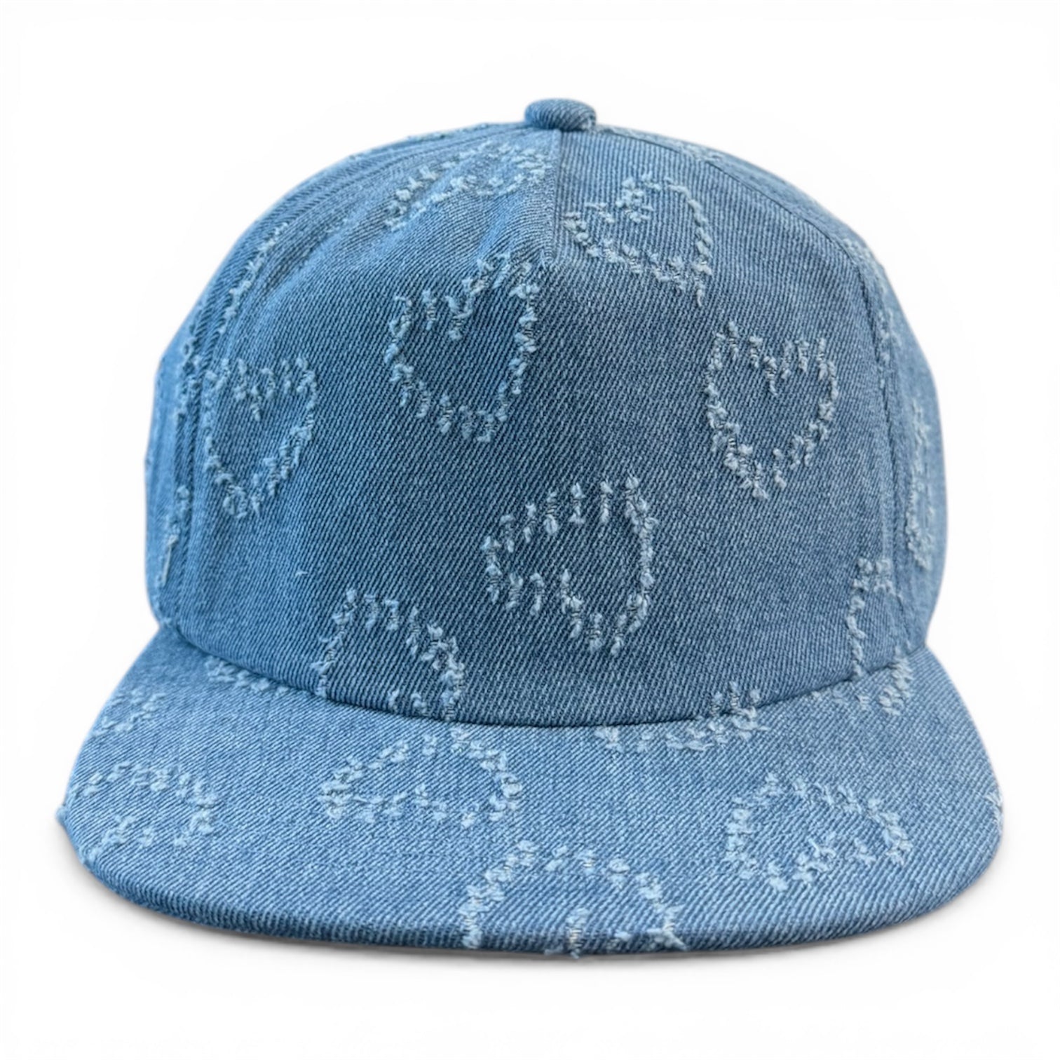Denim Hearts Hat