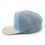 Denim/Cream Jean 5 Panel Hat