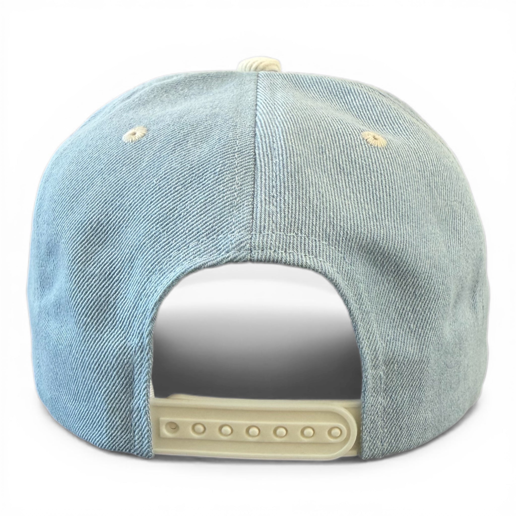 Denim/Cream Jean 5 Panel Hat