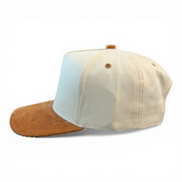 Cream/Saddle Corduroy Hat
